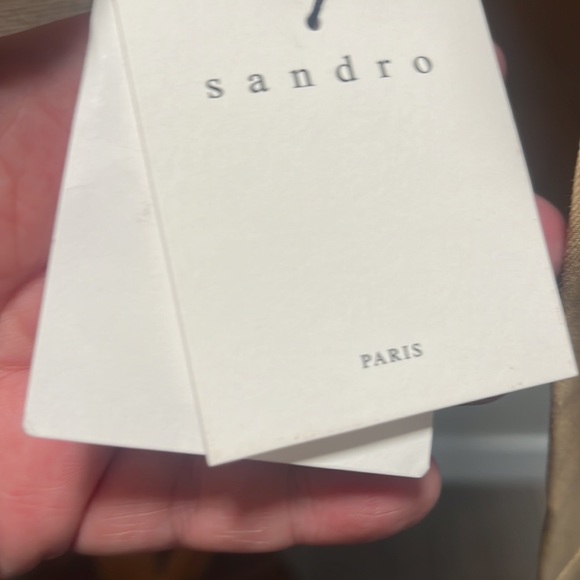 NWT Sandro embellished shirt jacket - Picture 5 of 8